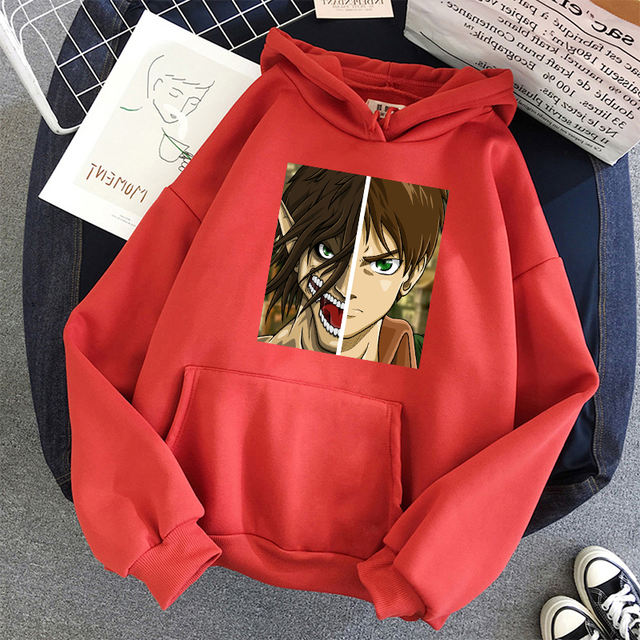 EREN YEAGER ATTACK ON TITAN THEMED HOODIE