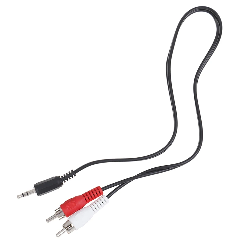 

1PCS 0.5M 3.5mm Jack To 2 RCA Audio Cables 3.5 Male To RCA Male Gold Plated Coaxial Aux Cable For Laptop TV DVD Amplifier