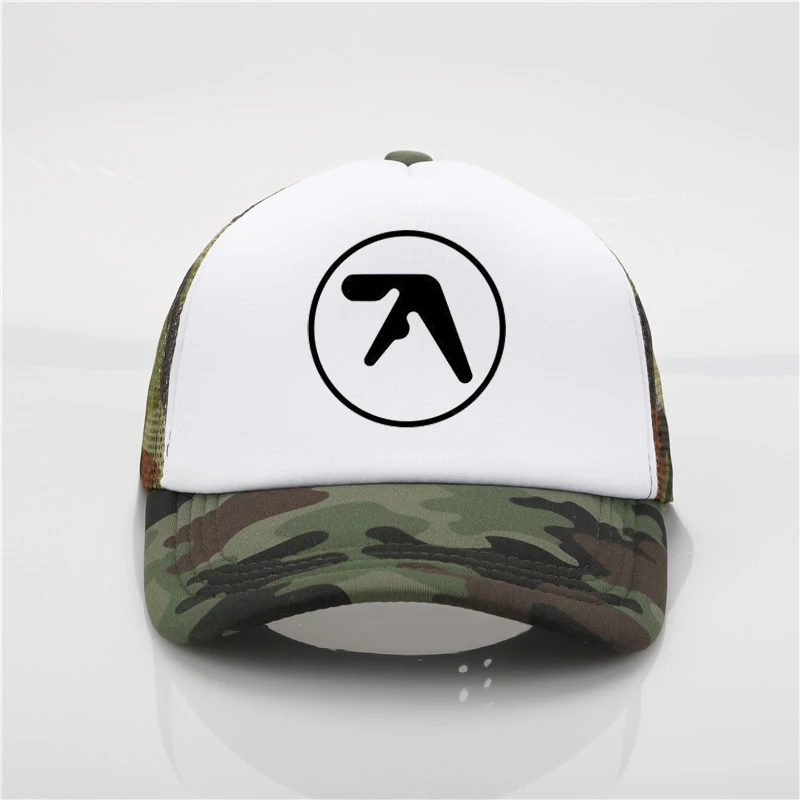 Модная шапка с сеткой Aphex с двойным принтом, бейсбольная кепка для мужчин и женщин, летняя трендовая Кепка, новая молодежная Джокер, Солнцезащитная шляпа, пляжный козырек, шляпа
