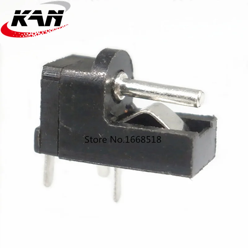 50pcs Dc001 1.3mm 3 Pins Dc Power Jack Round Needle Dc Jack