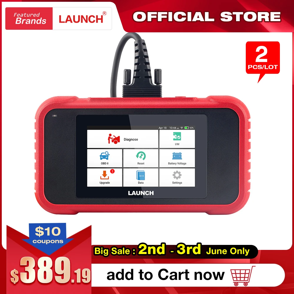 LAUNCH x431 CRP129E OBD2 автомобильный сканер двигателя ABS SRS на тормозном масле SAS ETS TMPS