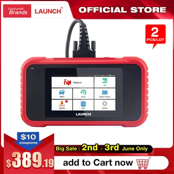 

LAUNCH x431 CRP129E OBD2 Auto Scanner Engine ABS SRS AT Brake Oil SAS ETS TMPS Reset free update pk CRP129 CRP123 CRP129X