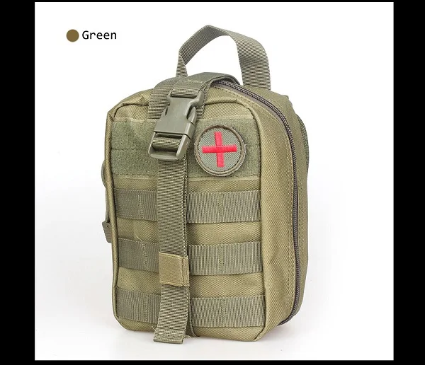 Охотничьи сумки Молл медицинский пакет IFAK утилита автомобиль первой помощи сумка нейлон первой помощи сумка тактический EMT средство самозащиты в чрезвычайных ситуациях Рип-Вэй выживания - Цвет: green