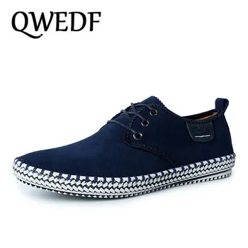 

Brand 2018 Fashion mens big size 38-48 nubuck leather shoes man leather Sneakers casual shoes lace up flat Sneakers shoes G1-26