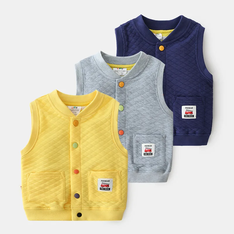 

Toddler Winter Clothes Baby Boys and Girls Sleeveless Vests Kids Casual Warm Waistcoat Baby Girl Vest Boy Jacket Vests Outwear