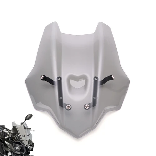 Bjmoto мотоцикл уличный велосипед FZ 10 MT 10 ветровое стекло экран для Yamaha FZ10 MT10 - Цвет: Light Smoke