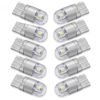 

10pcs Signal Lamp 3030 T10 Led Car Bulb W5W 194 168 Led T10 Led Lamps For Cars White 5W5 Clearance Backup Reverse Light 12V
