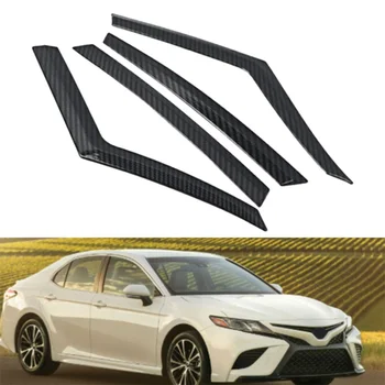 

for Toyota Camry 2018-2020 Carbon Fiber Rear Tail Light Eyebrow Molding Garnish Cover Trim