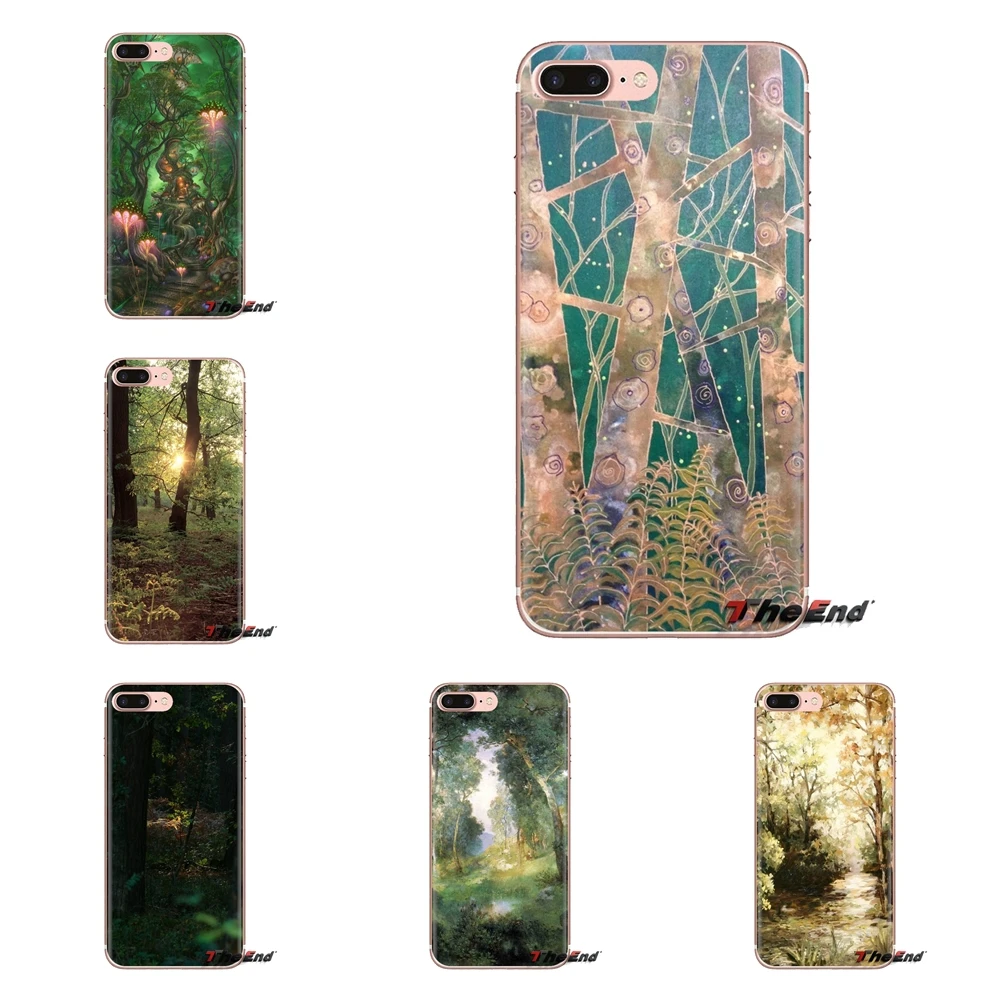 Forest Glade Soft Transparent Shell Covers For Huawei G7 G8 P7 P8 P9 P10 P20 P30 Lite Mini Pro P Smart Plus 2017 2018 2019 |
