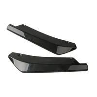 2 pezzi paraurti posteriore Lip Wrap angolo Splitter diffusore Canard misura per BMW F30 F31 F32 F33 F22 nero Car Styling