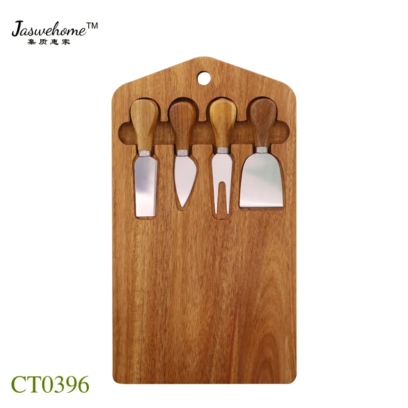 

Jaswehome New Acacia Cheese Board Set Cheese Knife With Board 5pcs Cheese Tool Set Cheese Boards And Knife Gift Set