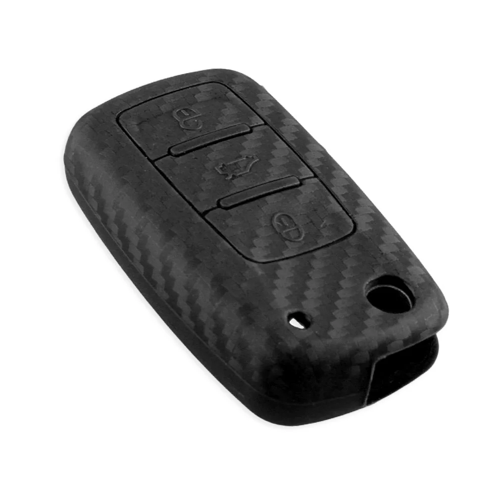 Cover in silicone chiave telecomando per VW Golf Jetta - Skoda Yeti Superb Rapid Octavia - SEAT Leon Ibiza - Hbe3a895f20344f79a3a50a0ed5c77d104