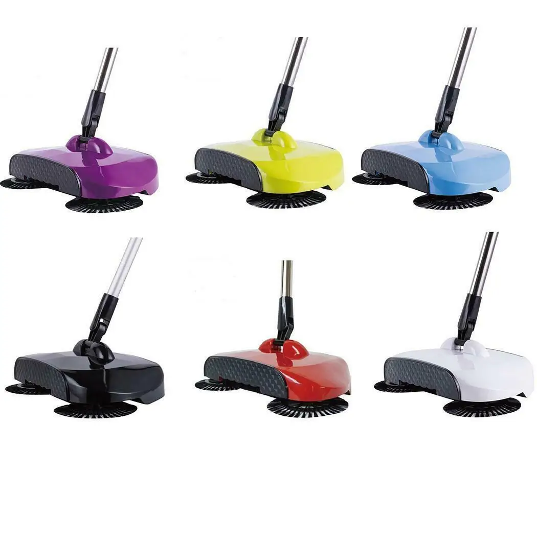 

Hand Push Sweepers Sweeping Machine Push Type Hand Push Magic Broom Hand-Propelled Sweeper Dustpan Household Cleaning Tools