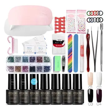 

Manicure Set Soak Off Electric Nail Drill For Nail Art Tools Set Uv Led Lamp Dryer With Acrylic Polygel Nail Kit