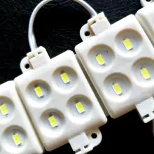 4 светодиода впрыски светодиодные модули 5630 5730 высокая яркость светодиодный задний светильник 12 В 2,5 Вт Водонепроницаемый антистатический анти-огонь ABS корпус CE