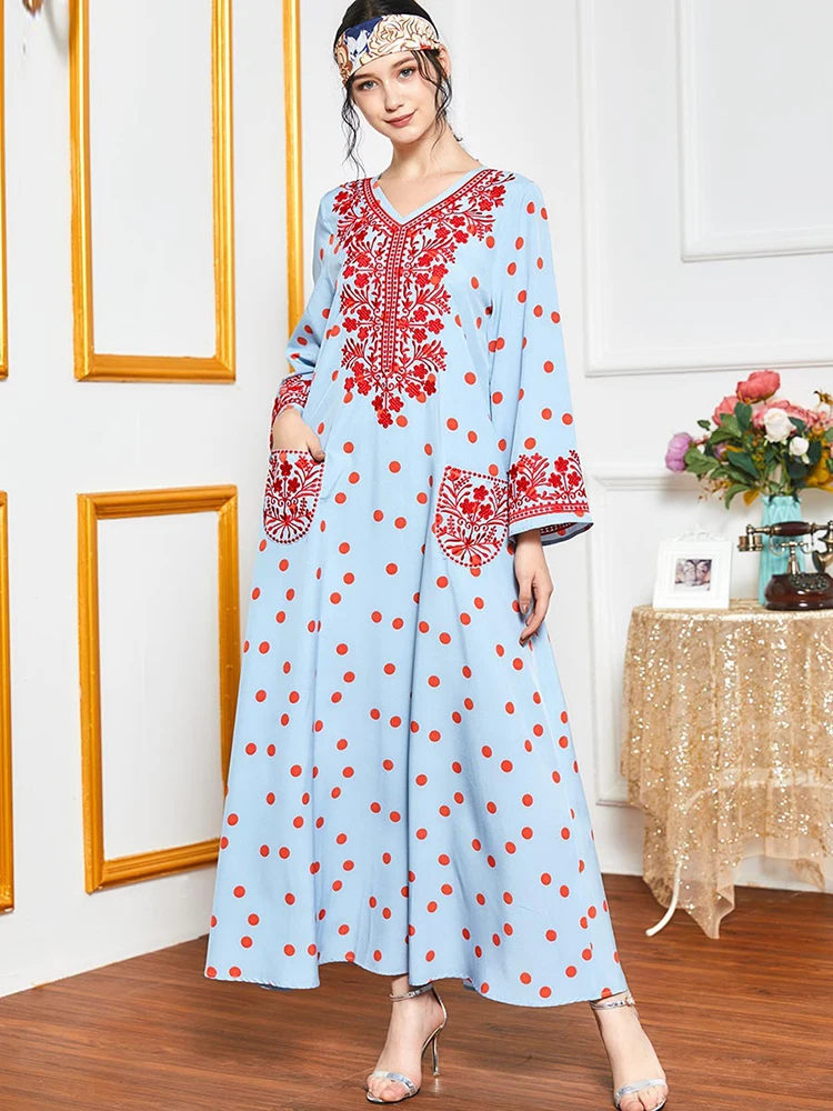 

Plus Size Kaftan Dubai Abaya Turkey Muslim Fashion Hijab Dress Abayas Dresses For Women Islam Clothing Musulman De Mode Femme