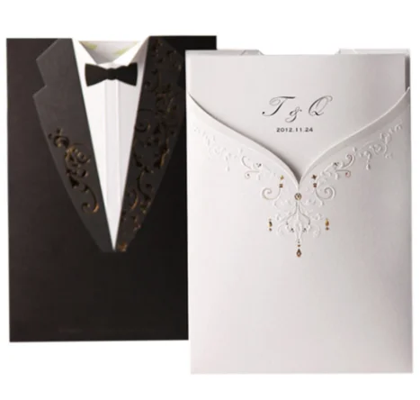  10 Sets Customized Wedding Invitation Cards For Wedding Contact Me Please For Customized Your Words - 4.00024E+12