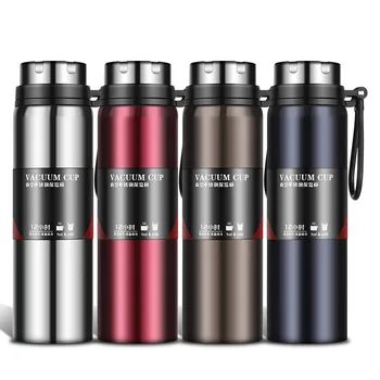 

1000ml Large Capacity Stainless Steel Tumbler Thermos Vacuum Flask Water Thermos Insulated Bottle for Car Outdoor Thermal Bottle