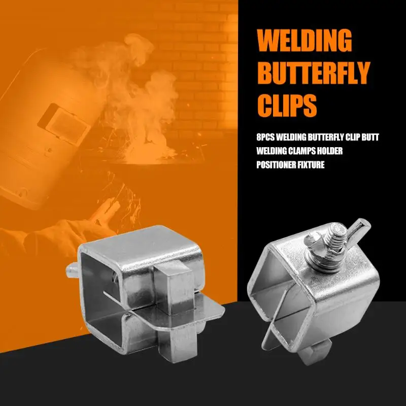 Stainless Steel Butterfly Valve Welding Clamps Holder Positioner Fixture 8pcs Weld Holders Tool Alignment Positioner