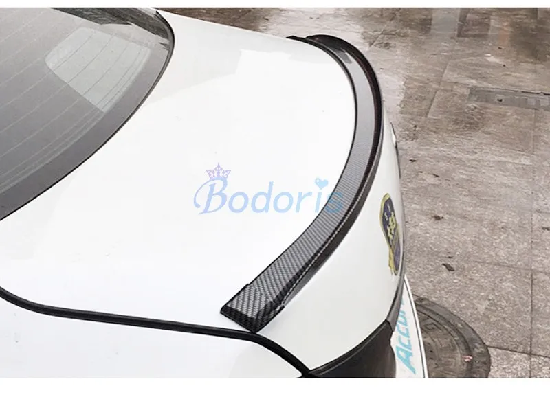 Пластиковая пилочка для ногтей Yaris Vios 1,5 м Универсальная цветная крыша из углеродного волокна спойлер DIY Refit спойлер для автомобиля аксессуары