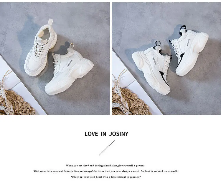 SWYIVY Split Leather Casual Shoes Women Sneakers New Autumn Shallow Chunky Sneakers For Women Solid Med Heel Ladies Shoe