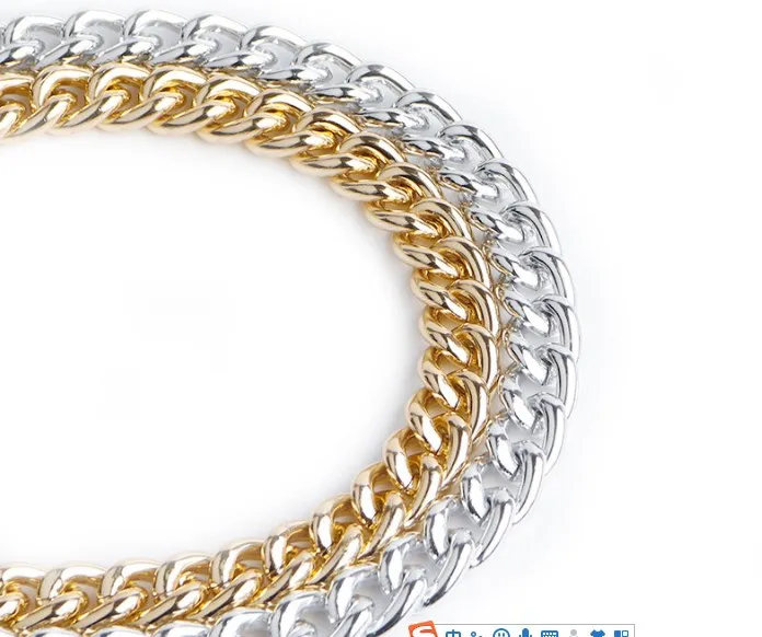 

5meter/lot pleting aluminum Side Chains Steel for DIY Jewelry bracelet necklace Chain Making Crafts ftr8ss