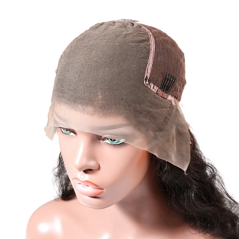 Парики из натуральных волос на кружевной основе волнистые бразильские волосы remy 150% ms lula предварительно выщипанные 8-30Inche 13x4 13x6 фронтальный парик - Цвет: 13x6 Lace Front Wigs