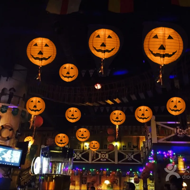 

Pumpkin LED Light Halloween Decoration Ornament Flickering Flameless Candle Lamp Festival Party Bar Decor Supplies