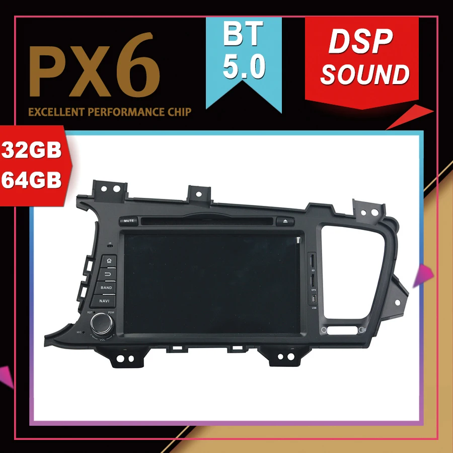 Автомобильный мультимедийный GPS-навигатор PX6 Android 9 0 для KIA K5 OPTIMA 2014 DSP | Автомобили