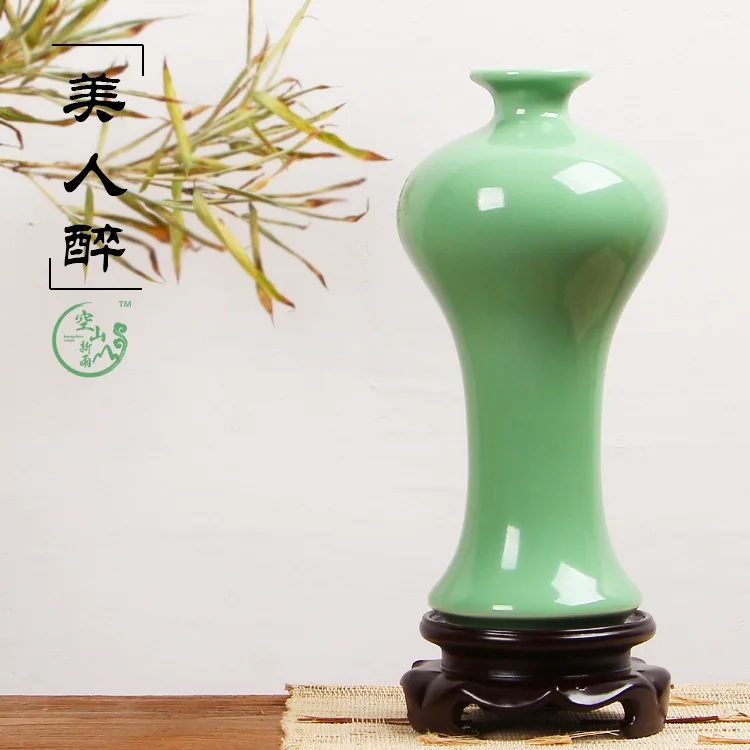 

Empty Mountain Xinyu Longquan Celadon Small Beauty Drunk Ceramic Vase Creative New Chinese Style Home Accessories Decoration