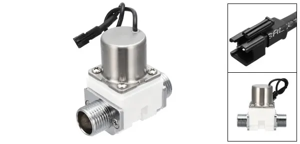 Uxcell 1 шт. импульсный электромагнитный клапан G1/2 G1/4 DC3.6V с наружной резьбой клапаны с фильтром пластик/медь Простота в использовании
