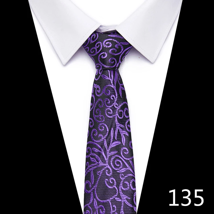 Роскошные 7,5 см Для мужчин классический галстук 100% шелковый галстук из жаккардовой ткани, клетка, горошек Галстуки мужские свадебные