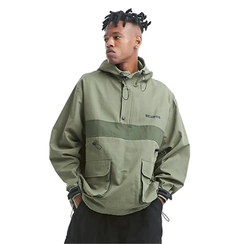 

2019 New Style Japanese-style Popular Brand Coat Men's Hoodie Joint Loose-Fit Pullover Jacket Casual MEN'S Top