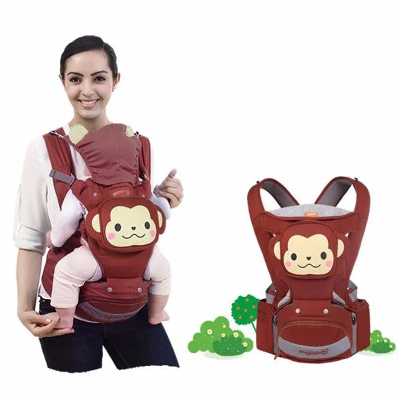 Детские рюкзаки, удобный хлопковый Детский рюкзак, Детская сумка-переноска на лямках, удобная, проветриваемая Хлопковая сумка для детей 3-36