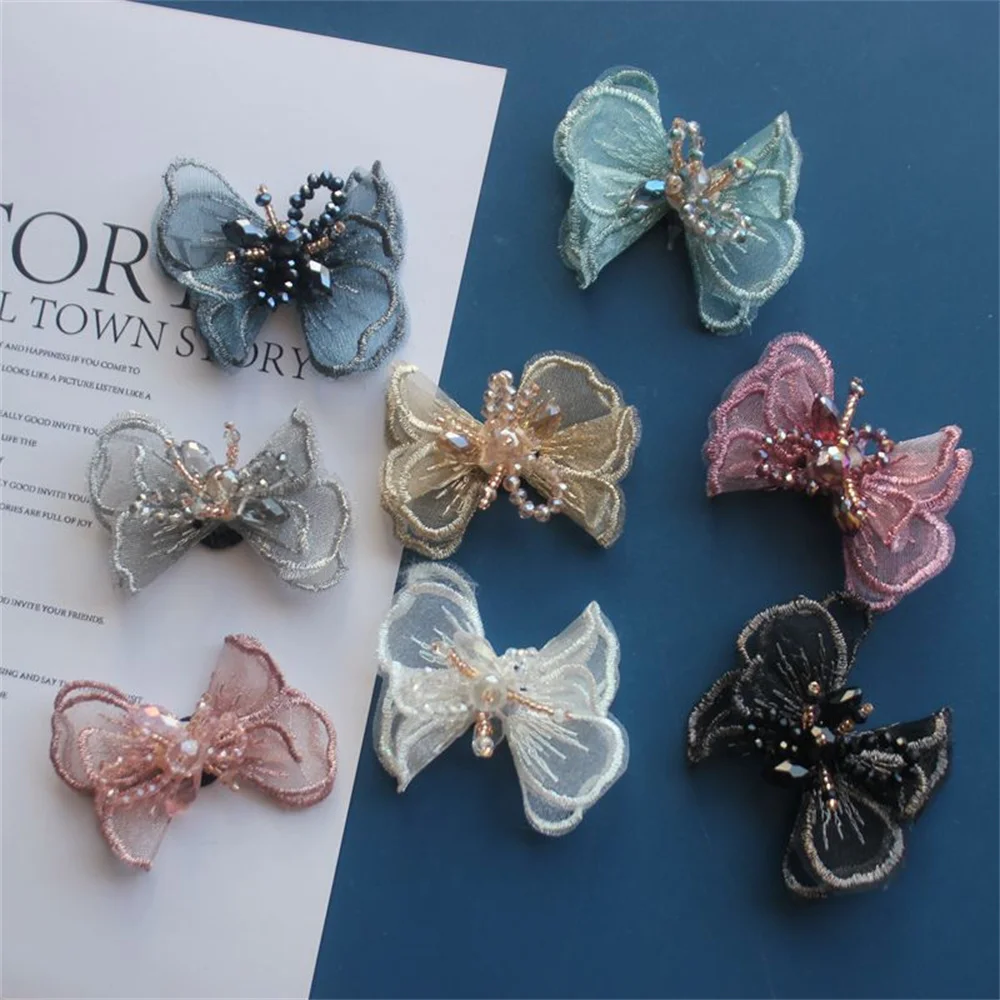 Maxsin 2 шт./лот Высококачественная кружевная наклейка с бантом ручной работы