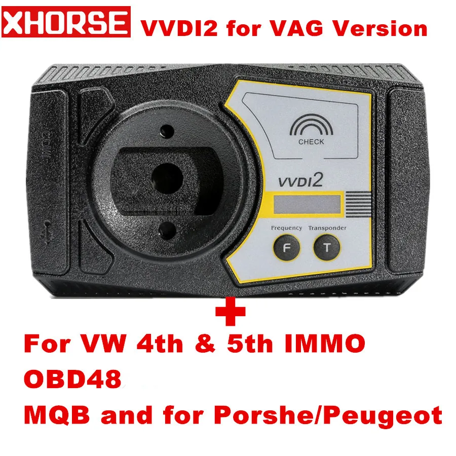 Xhorse VVDI2 Prog для версии VAG с базовым + VW 4 го и 5 IMMO OBD48 MQB Порше Peugeot| |