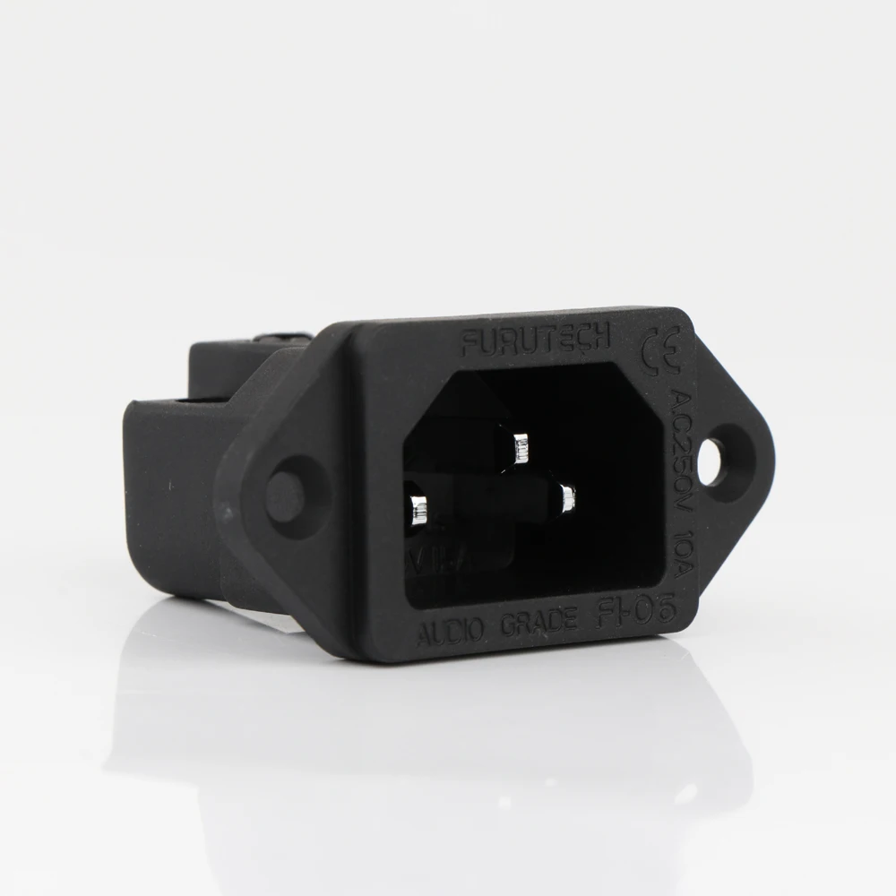 2 шт. Hi Fi AC FI 06(R) IEC Входной разъем Чистая медь родием Мощность шасси|inlet socket|iec inletac