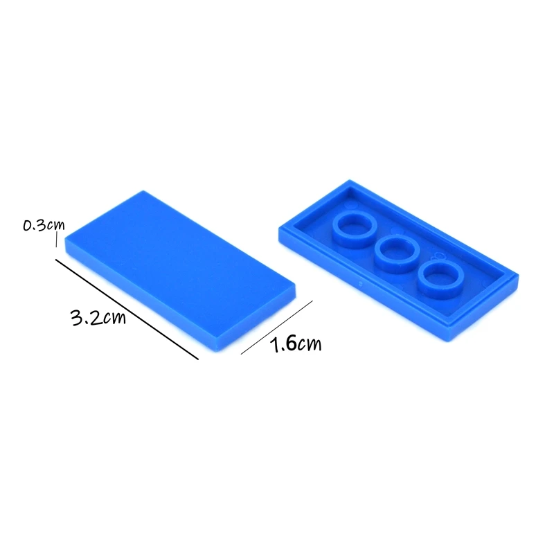 DIY Building Blocks Figure Bricks Ceramic Tile 2x4 Educational Creative MOC Bricks Smooth Flat 2*4 Tiles 87079 Toy for Children building blocks