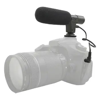 

MIC-01 SLR Stereo Microphone DSLR DV Camera Computer News Professional Microphone Interview Recording Y4J9