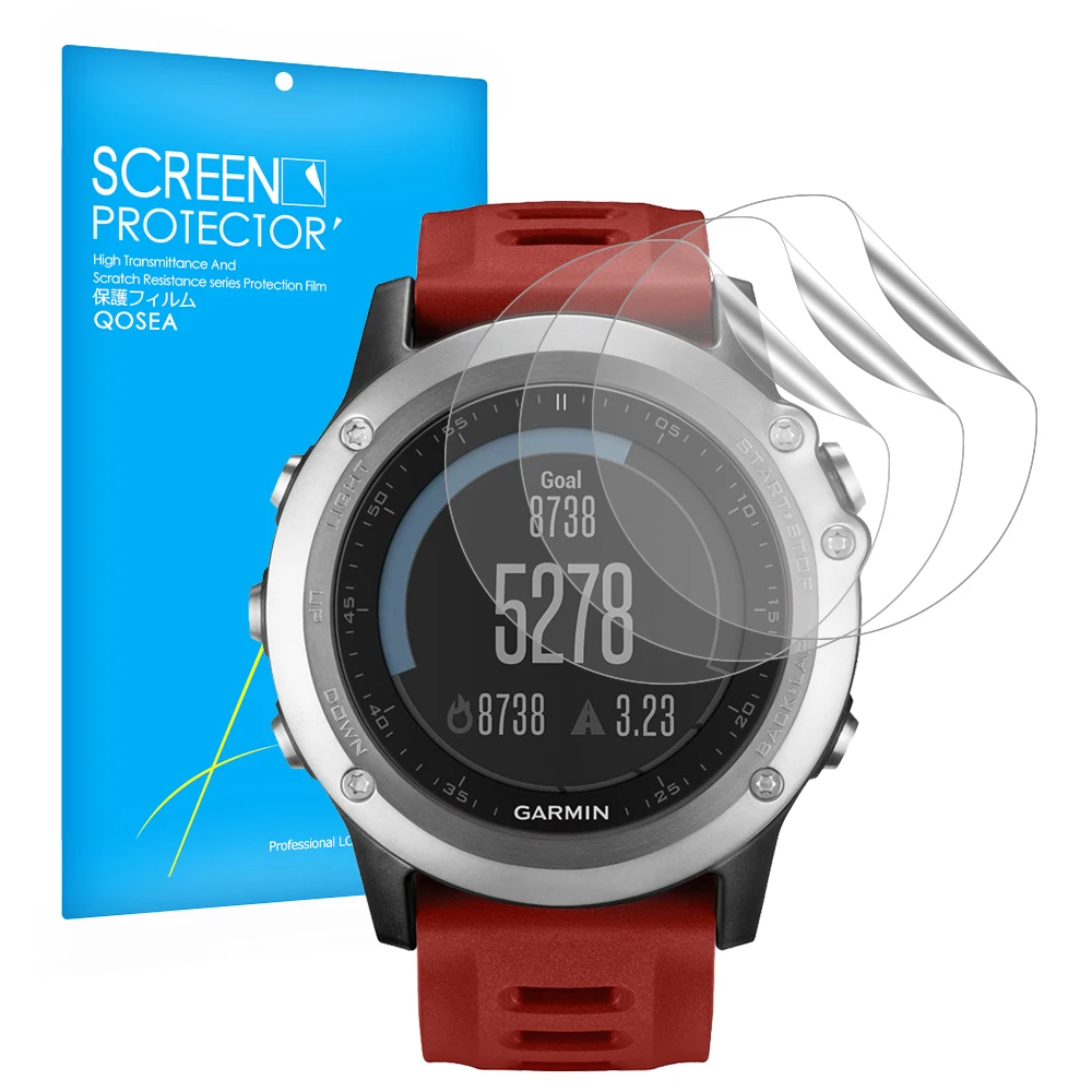 Гидрогелевая пленка для часов Garmin Fenix 3 5 шт. защитная экрана HR защита от