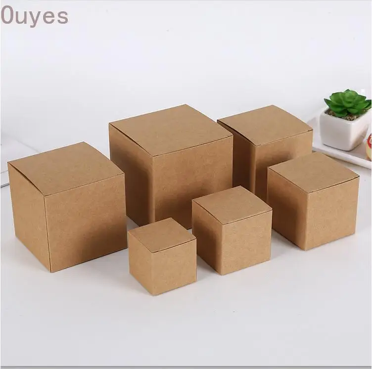 Paper Handmade Soap Box Brown Paper Candy//Accessories Box Kraft Paper DIY GiX7G5