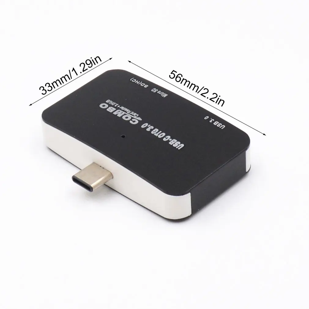 Кард-ридер type-C Все в одном SD/Micro SD Compact Flash смарт-карта памяти адаптер type C OTG SD кард-ридер