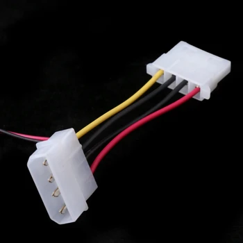 

4 Colorful LED Light 120mm Computer PC Clear Case Quad Heatsink CPU Cooling Fan R2JB