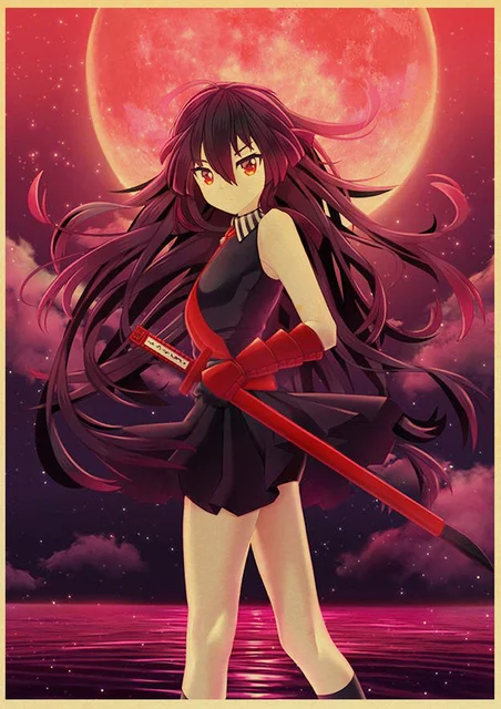 Anime Akame Ga Kill Leone 1 Canvas Poster Wall Art Decor Print Picture  Paintings for Living Room Bedroom Decoration Unframe:12×18inch(30×45cm) :  : Home & Kitchen