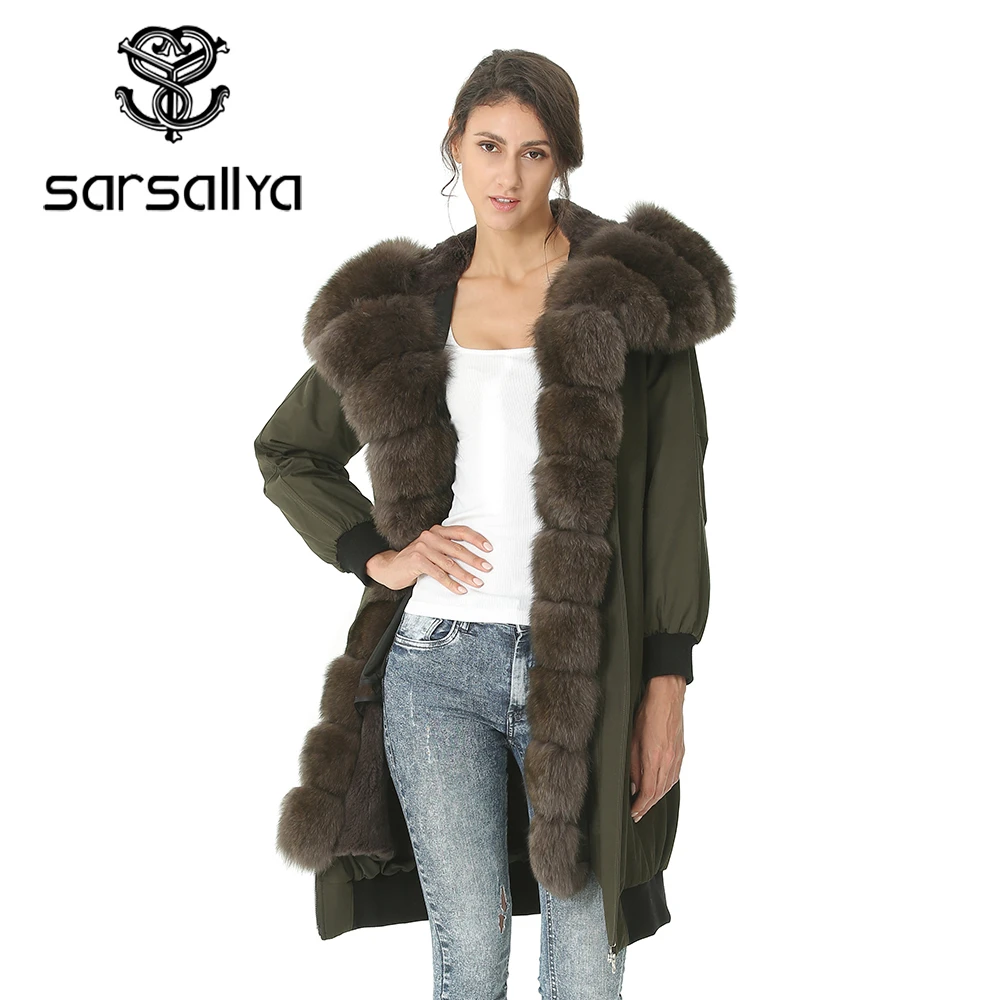 Winter Coat Women Female Jacket Coat Long Fur Hooded Parka Ladies Autumn Basic Jacket Women Clothes Army Green New Arrival