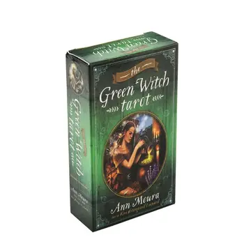 

78pcs The Green Witch Tarot Cards Deck Party Board Game Oracle Playing Card 77UF