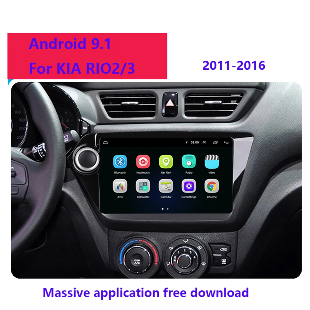 SHENGTU 2 din Android 9,1 Für KIA RIO 3 4 auto multimedia video player 9 ”touchscreen GPS stereo navigation WiFi player Bluetoo SHENGTU 2 din Android 9,1 Für KIA RIO 3 4 auto multimedia video player 9 ”touchscreen GPS stereo navigation WiFi player Bluetoo