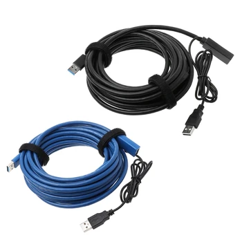 

USB 3.0 Extension Cable Type A Male To Female Adapter With USB Power Supply D08B