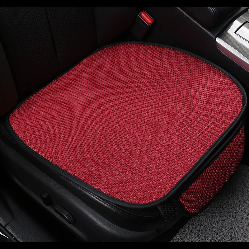 Car Seat Covers Summer Car Seat Cover Breathable Ice Silk Four Seasons Car Seat Cushion Protector Pad Front Pad for Most Cars