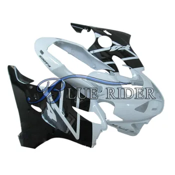 

Motorcycle Fairing kit for Honda CBR600 F4 99 00 CBR600F4 1999 2000 CBR600 white black ABS Fairings set bodywork Blue Rider